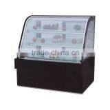 PK-JG-HW1500 Elegant Shape,Safe and Easy to Operate Heating Scries for Supermarket Luxury Free Standing Double Arc Cake Showca thumbnail-1