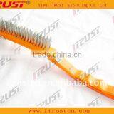 Brass Wire Brush With Plastic Handle