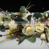 Wholesale Artificial Rose Flower Wedding Crown Head Band Tiara Flower Crown thumbnail-4