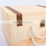 Customized Wooden Wine Box With Holder thumbnail-1