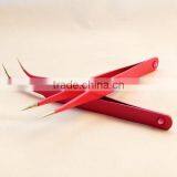 BEST-6A Angled Eyelash Extension Tweezers for Volume Lashes