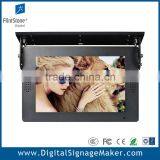 Ceiling Mount 19 Inch Bus Stop Advertising Lcd Display Poster