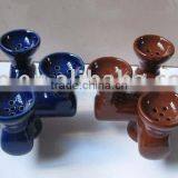 Ceramic Hookah Parts 4 Head thumbnail-1