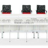 Popular Simple Table Office Conference Desk With Metal Leg