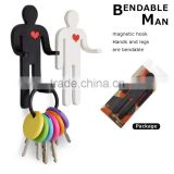 Innovative Creative BENDABLE MAN Toy Magnetic Hook