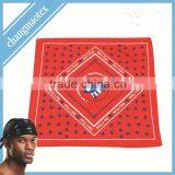 Printing Red Cotton Bandana for Head thumbnail-1