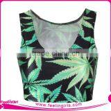 Customized Sport Cheerleading Uniform Crop Tops for Girls thumbnail-1