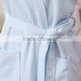 Lovers Kimono Waffle Sleepwear Bath Robe Femme Sexy Peignoir Women Dressing Gown Men Navy Long Bathrobe Thin Bridesmaid Robes thumbnail-4
