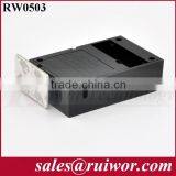 RuiWor RW0503 Cuboid Recoil Secure Lanyard (Tether) With Metal Plate End Connector for Product Positioning Install by 3M Tape thumbnail-1