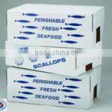 Waterproof Single Wall Corrugated Frozen Food Shipping Boxes Frozen Carton Box thumbnail-5