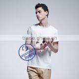 Wholesale Solid Color Short Sleeve Round Neck Men T-shirt Manufacturer thumbnail-3