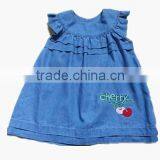 Lovely Baby Ruffle Dress New Design Dress Without Sleeve Baby Girl Dress thumbnail-1