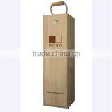 Natural Wood Single Wine Glass Box Wholesale thumbnail-4
