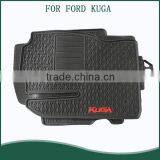 Car Vehicle Full Set Front & Rear Ridged for Ford Kuga Escape Rubber Floor Mats