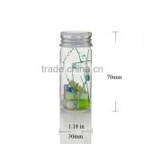 30x70mm mason decorative glass jars and bottles for table wedding decorations