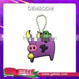 Customized Cartoon Rubber Keychain thumbnail-1