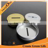 70mm Wholesale Regular Mouth Coin Slot Lids