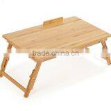 2015 New Hot Bamboo Folding Computer Desk for Bed Use thumbnail-1