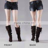 Denim Knitted Jeans for Women