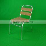 Restaurant Furniture Aliminum Modern Design Relaxing Armless Wooden Dining Chair Yc055 thumbnail-2