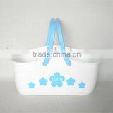 Plastic Storage Basket, Basket With Handle (S)