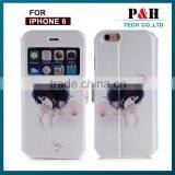 Colorful Drawing Style Flip Leather Case for Apple IPhone 6 Iphone 6 Plus,for Iphone 6s Case thumbnail-1