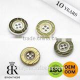2015 New Arrival Metal Sewing Gold Button for Clothing and Coat