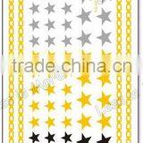 Star Body Tattoo Sticker,Body art Sticker,Body Art Tatoos