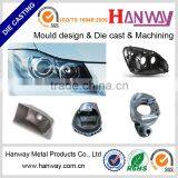 Guangdong Manufacture OEM Aluminum Die Casting Automobile Led Headlight Housing, Motorcycle Headlight Enclosure thumbnail-1