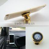 Luxurious Golden Flexible Car Phone Holder .html With Ball Sticky Magnetic Stand for Car China Stock thumbnail-4