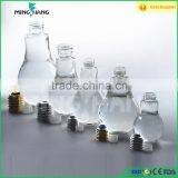 16oz Glass Fancy Bulb Shape Bottle for Fruit Juice thumbnail-4