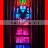 Programmed LED Stilt Robot