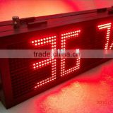 12 inches outdoor waterproof wifi wireless LED digital temperature humidity time date display