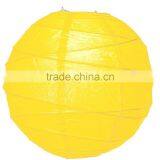 Yellow Round Paper Lantern for Holiday Party Decoration thumbnail-1