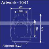 1041 Toilet Seats; Soft Close Hinges Toilet Seat Lids Sale to Brazil thumbnail-4