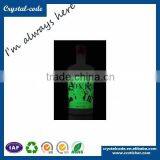 Glow in the Dark Reflective Paper Wine Sticker