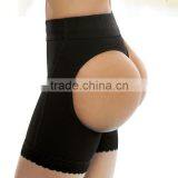 S-SHAPER Women Compression Shorts Thigh Shapers Butt Lifter Cotton Lining With Lace Enhance Buttocks Slimming Shorts Drop Inches thumbnail-1
