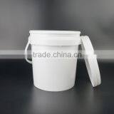 1 Gallon Plastic Pails, Small Oil Bucket, Glue Pail, Round Barrel for Paint With Handles thumbnail-3