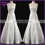 Cheap Prices!! OEM Factory Custom Design diamond beaded wedding dress