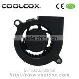 CoolCox 5020 Blower Fan,50x50x20mm Turbo Fan,sleeve Bearing,5V/12V/24V,DC Brushless Electric Blower Fan thumbnail-1
