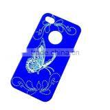 Butterfly pc Mobile Phone Silicon Case for Apple Phone4/4s