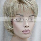 Natural Style Blonde Mixed Short Women Ladies Daily Wig N515 thumbnail-2