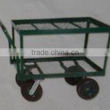 Double-deck Garden Tool Cart,platform Garden Cart,Reticular Cart