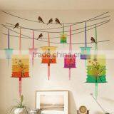 Wholesale Fashion Childrens Decorative Funny Birds PVC Vinyl Wall Sticker thumbnail-1