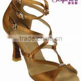 Multi Strap Special Style Comfortable and Fashionable Ladies Latin Salsa Dance Shoes thumbnail-1