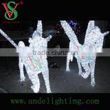 LED 3D Flying Horse Light Decorative Light thumbnail-4