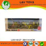 High Quality Plastic Wild Animal Toys Dinosaur King Set for Sale thumbnail-1