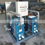 Heat exchanger for induction heating machine cooling