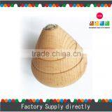Hotsale Natural Color New Cheap Wooden Spinning Top thumbnail-1