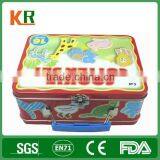 Biscuit Cookie Tin Box Packaging With Plastic Frame